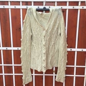 Anthropology sleeping on snow sweater